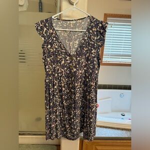 Floral Dress with Pockets